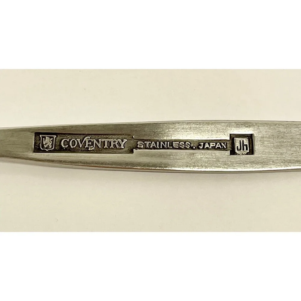 Coventry Bouquet Stainless Flatware–32 Pc Service for 8–Floral Vintage Japan